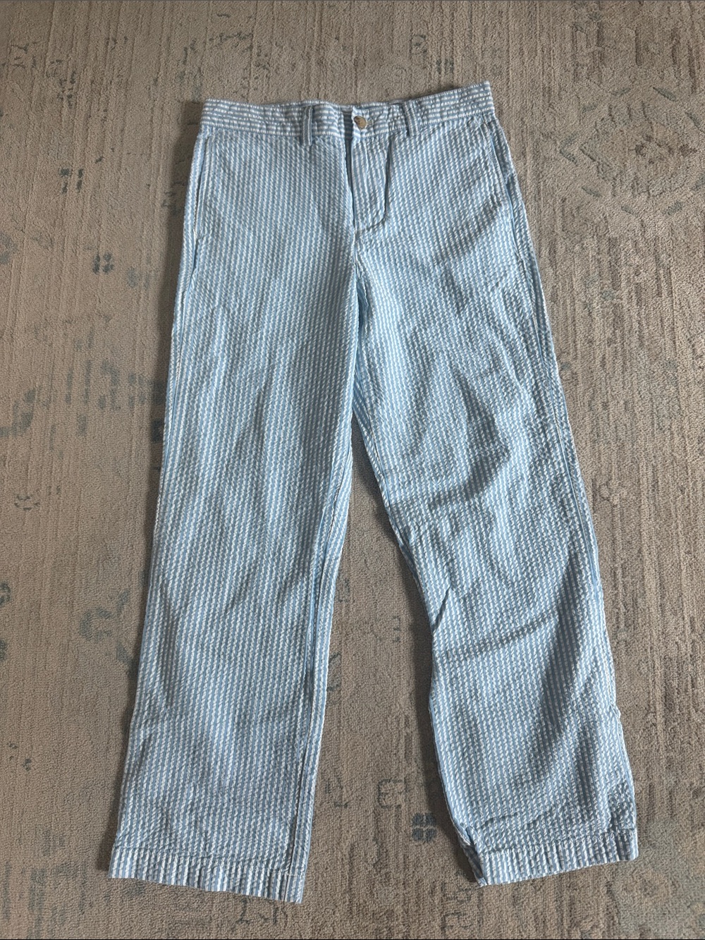 Light Blue Seersucker boy’s Pants